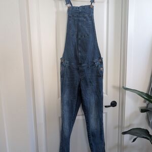 Blue Denim Maternity Overalls